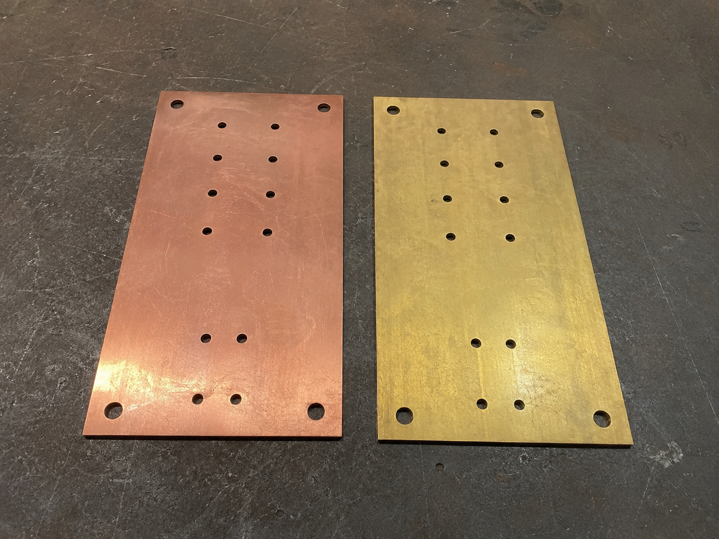 Copper and Brass Earth Plates